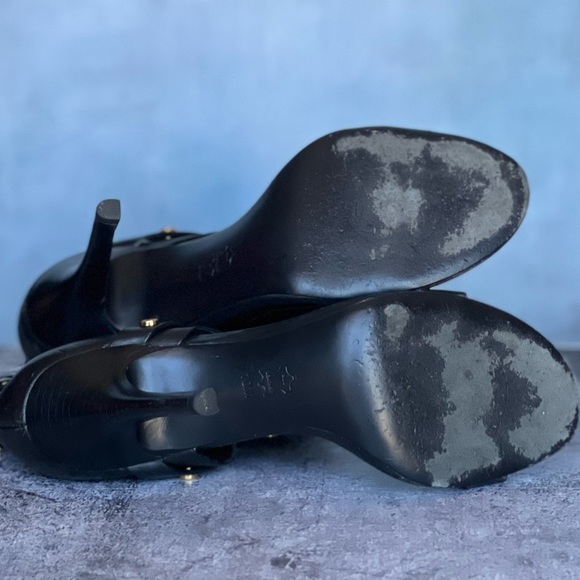 Tory Burch black studded leather booties - Picture 6 of 8